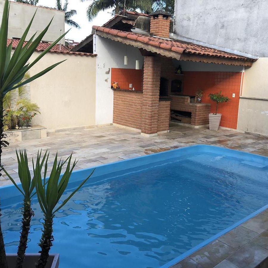 Casa Com Piscina Em Mongagua Villa Praia Grande  Exteriör bild