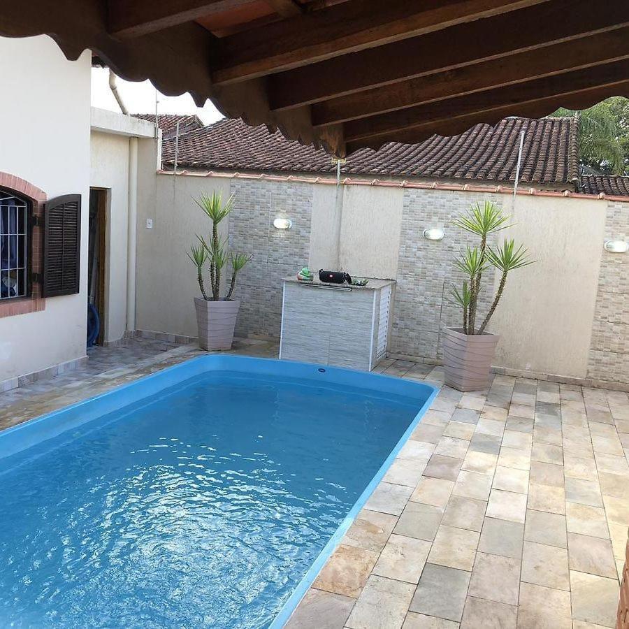 Casa Com Piscina Em Mongagua Villa Praia Grande  Exteriör bild
